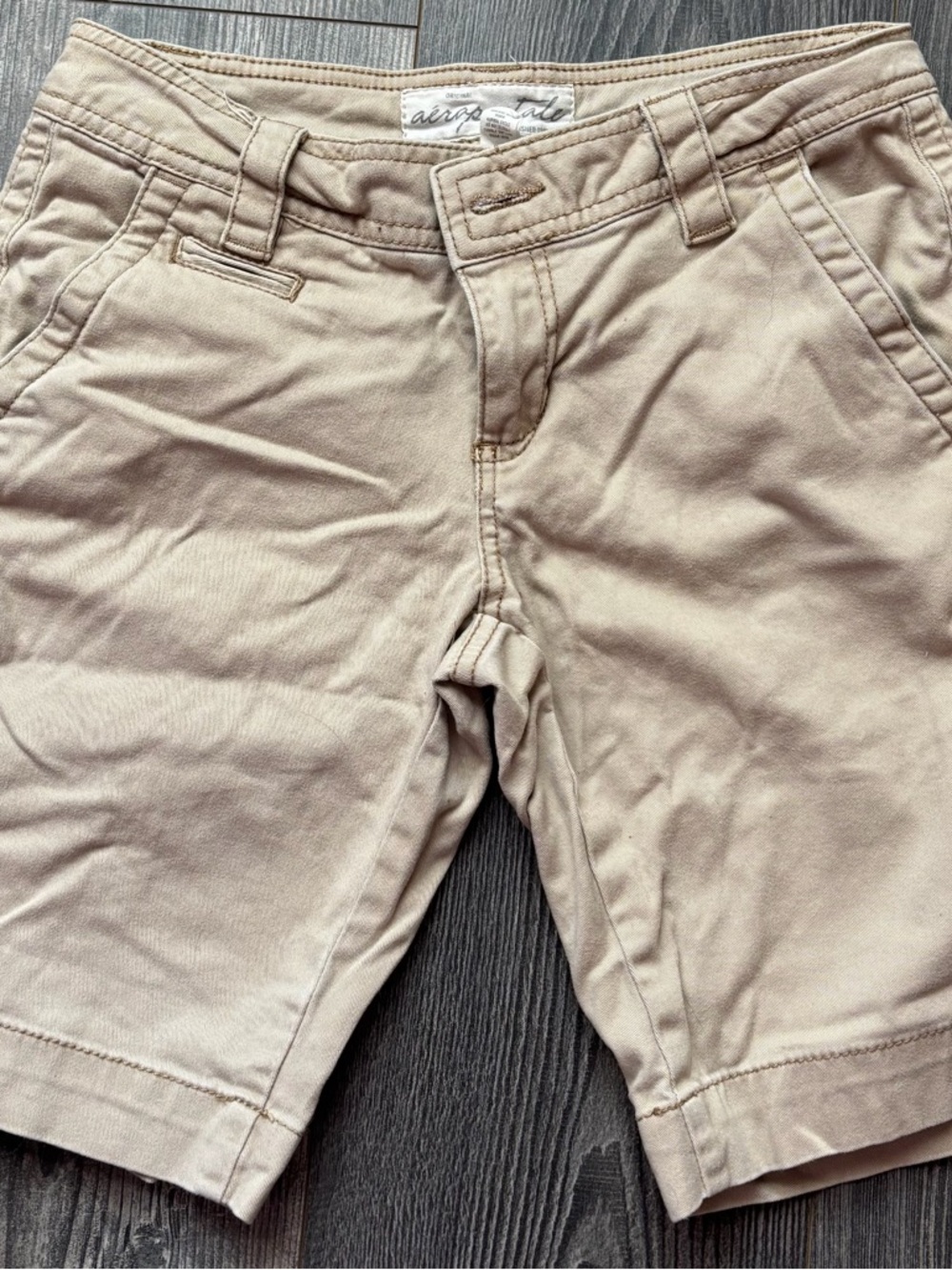 Aéropostale Beige/Tan Casual Cotton Shorts